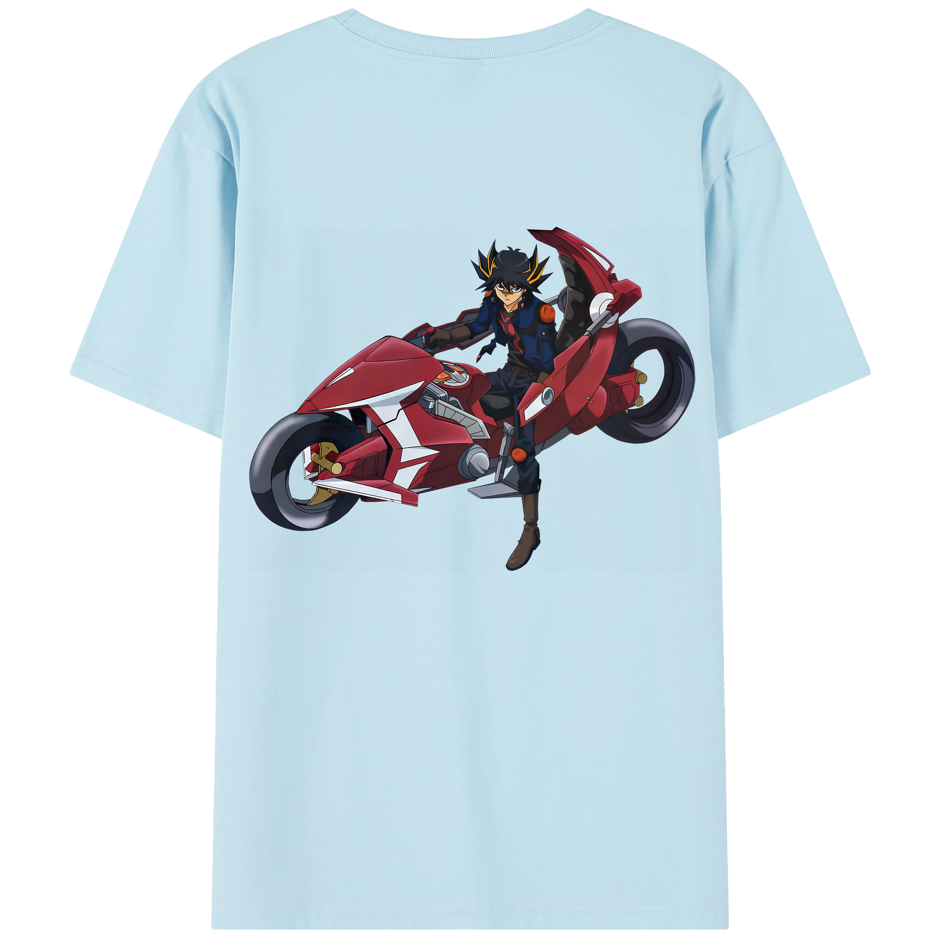 （画像用） 遊☆戯☆王 Yu-Gi-Oh! 綿100％半袖Tシャツ（背面プリント）